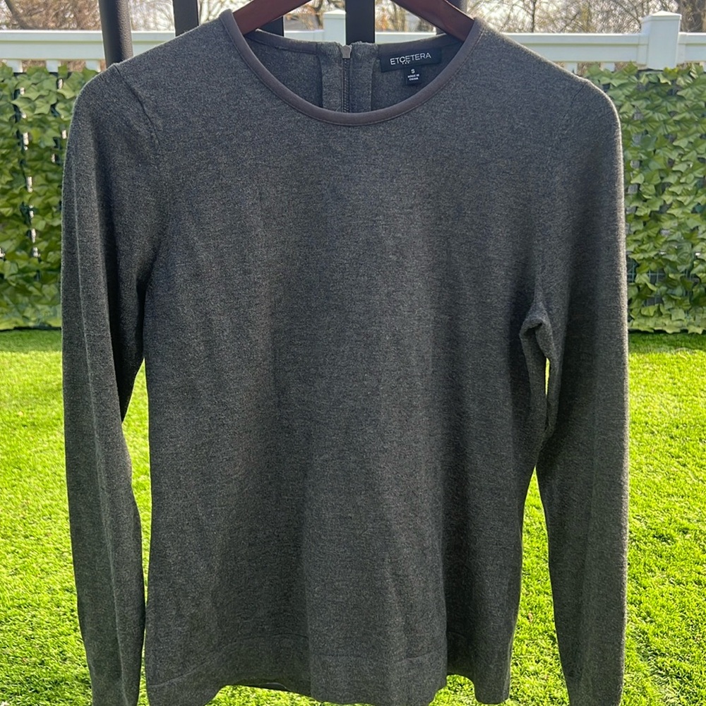 Gray Etcetera Business Casual Sweater